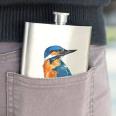 Little Kingfisher Bird Flachmann (Beispiel)