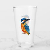 Little Kingfisher Bird Glas (Rückseite)