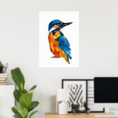 Little Kingfisher Bird Poster (Heimbüro)