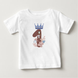 Little King's 1. Geburtstag Shirt" Baby T-shirt