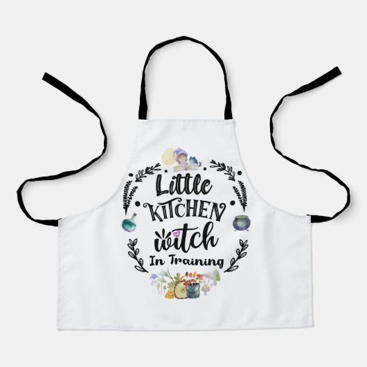 Little Kitchen Hexe in der Schürze (Vorderseite)