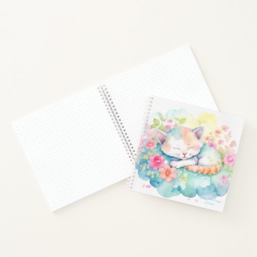 Little Kitten Bullet Journal Notizbuch (Innenseite)