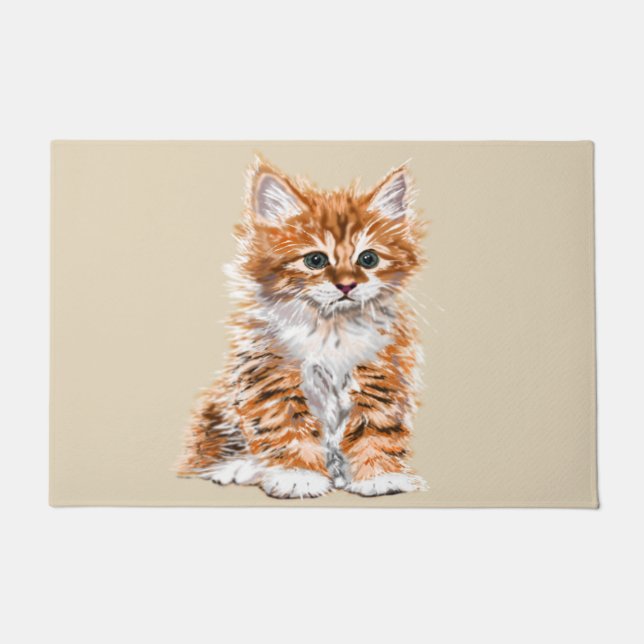 Little Kitten Doormat - Ihre Farben Fußmatte (Vorderseite)