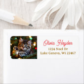 Little Kitten on Christmas Tree (Insitu)