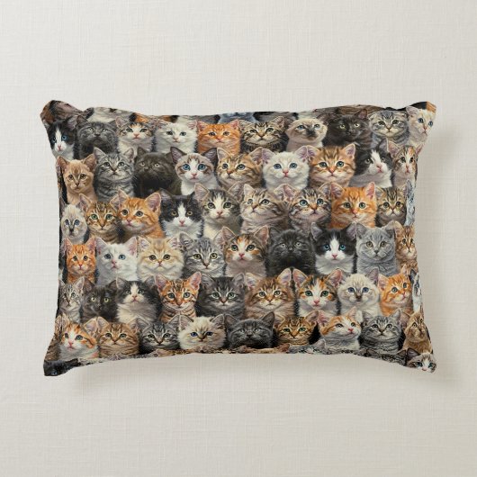 Little Kittens Parade Dekokissen (Vorderseite)