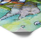 Little Kitty and Child from Mother Goose Poster (Ecke)