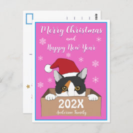 Little Kitty Christmas Postcard Postkarte