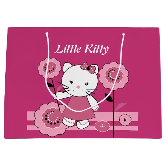 Little Kitty Große Geschenktüte (Vorderseite)