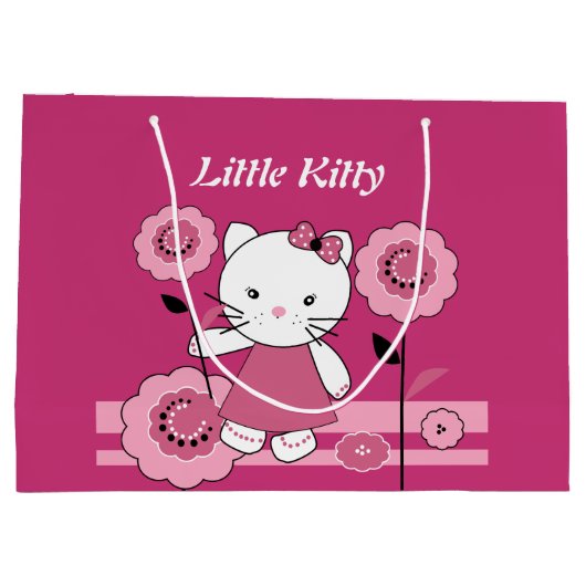 Little Kitty Große Geschenktüte (Rückseite)