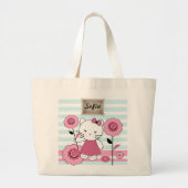 Little Kitty Large Tote Bag Jumbo Stoffbeutel (Vorne)