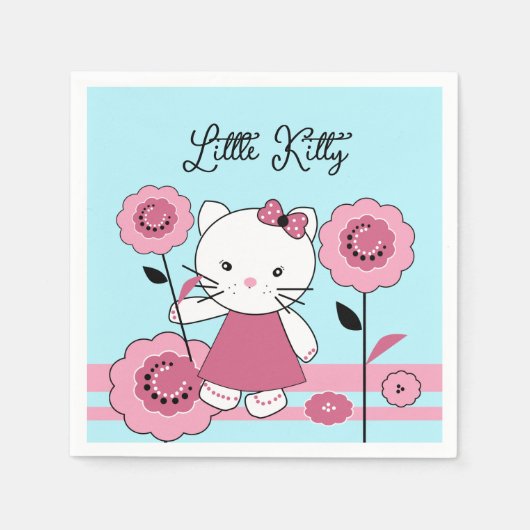 Little Kitty Paper Napkins Serviette (Vorderseite)