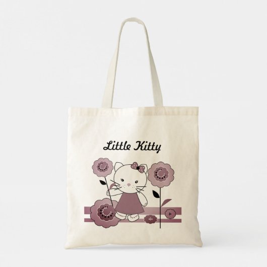 Little Kitty Tote Bag Tragetasche (Rückseite)