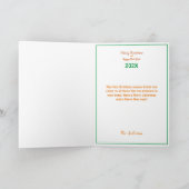 Little Kitty Weihnachtskarte Dankeskarte (Innenseite)