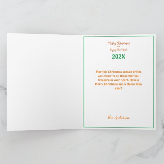 Little Kitty Weihnachtskarte Karte (Innenseite)