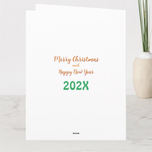 Little Kitty Weihnachtskarte Karte (Rückseite)