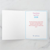 Little Kitty Weihnachtskarte Karte (Innenseite)