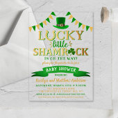 Little Kleeblatt St. Patrick's Day Baby Shower Acryleinladungen