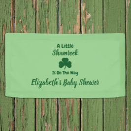 Little Kleeblatt St Patrick's Day Baby Shower Banner