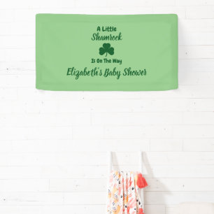 Little Kleeblatt St Patrick's Day Baby Shower Banner