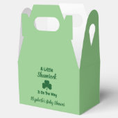 Little Kleeblatt St Patrick's Day Baby Shower Geschenkschachtel (Geöffnet)