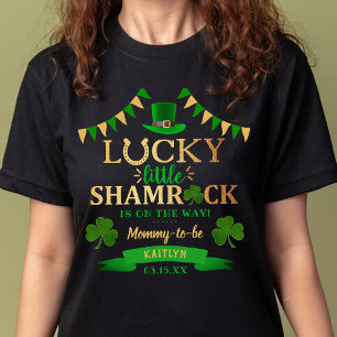 Little Kleeblatt St. Patrick's Day Baby Shower T-Shirt