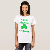 Little Kleeblatt St Patrick's Day Pregnancy T-Shirt (Vorne ganz)