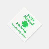 Little Kleeblatt St Patrick's Day Serviette (Ecke)