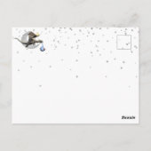 Little Knight Dragon Baby Dusche Danke Foto Postkarte (Rückseite)