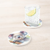 Little Koala Bear Australian Animal Getränkeuntersetzer (Seite)