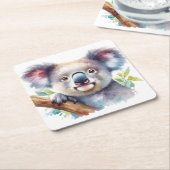 Little Koala Bear Australian Animal Rechteckiger Pappuntersetzer (angewinkelt)