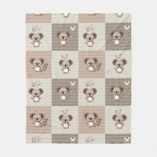 Little Koala Bliss Fleecedecke (Vorderseite)