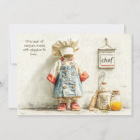 Little Koch Girl - 1. Geburtstag Kochspass