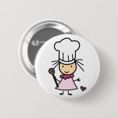 Little Koch Girl Button (Vorne & Hinten)