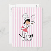 Little Koch Illustration Postkarte (Vorne/Hinten)