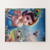 Little Krishna 50-Piece Jigsaw Puzzle" Puzzle (Horizontal)