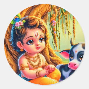 Little Krishna Sticker Collection