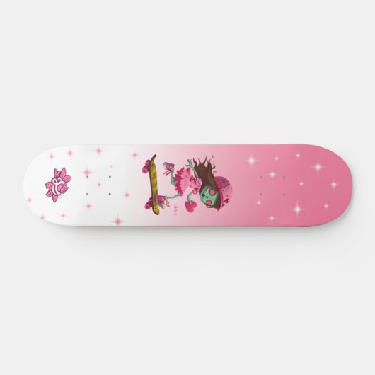 Little L Zombie Girl Skateboard (Horizontal)