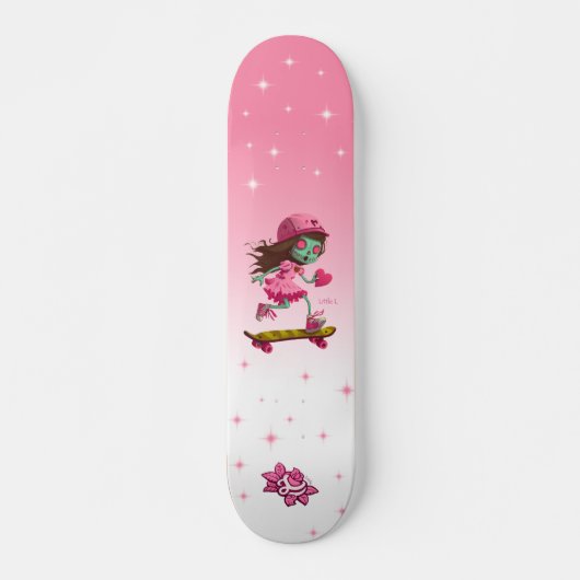 Little L Zombie Girl Skateboard (Vorne)