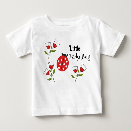 Little Lady Bug Baby T-shirt (Vorderseite)