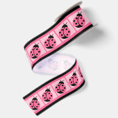 "Little Lady Bug" (banded) Satinband (Rückseite)