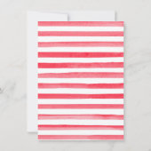 Little Lady Gingerbrot Weihnachtsmädchen Babydusch Einladung (Rückseite)