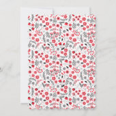 Little Lady Ladybug Babydusche Einladung (Rückseite)