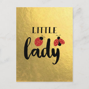Little Lady Ladybug Postkarte