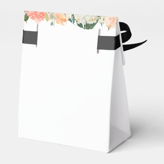 Little Lady Ladybug Roses Girl Baby Shower Geschenkschachtel (Rückseite)