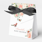 Little Lady Ladybug Roses Girl Baby Shower Geschenkschachtel (Vorderseite)