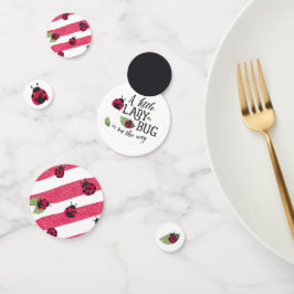 Little Ladybug Baby Shower Confetti Konfetti