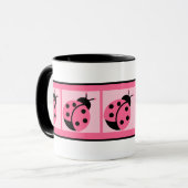 Little Ladybug Banded Coffee Tasse (Vorderseite Links)