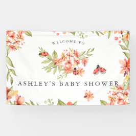 Little Ladybug | Begrüßungsbanner für Babydusche Banner