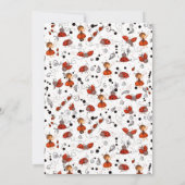 Little Ladybug Ducklin's Lucky Charm is on Her Way Einladung (Rückseite)