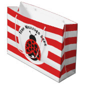 Little Ladybug E-Mail Party-Tasche Große Geschenktüte (Vorderseite Schrägansicht)
